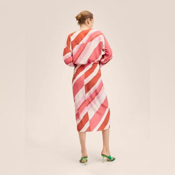 Mango Oversize printed blouse - Picture 3 of 4